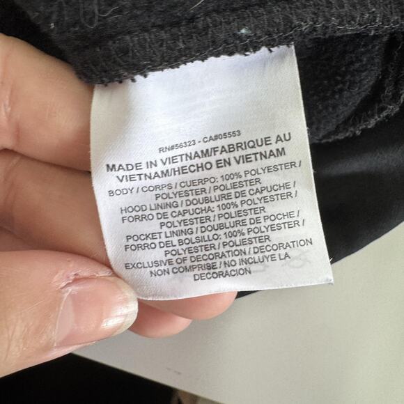 Nike Hoodie Mens Small Black Orange Dri-Fit Sweatshirt Gradient 905647-010 - Picture 5 of 7